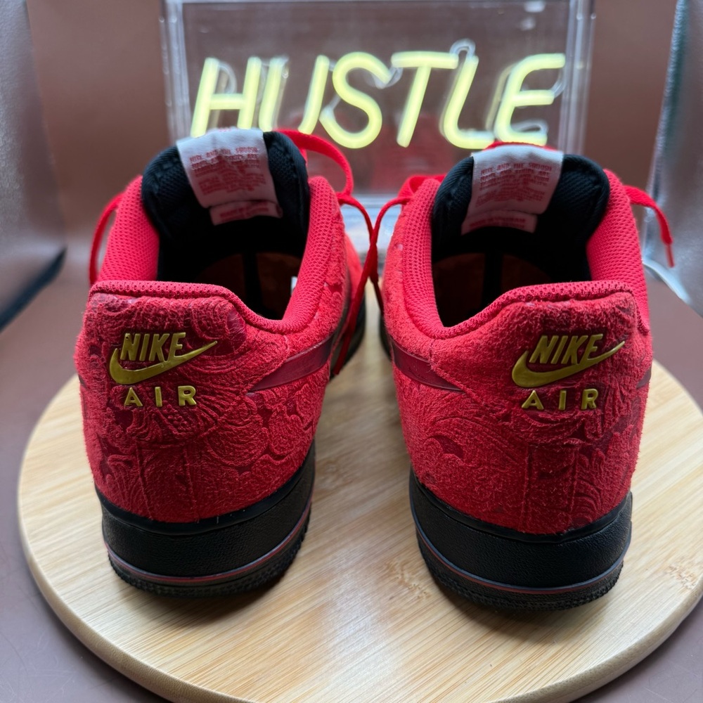 Nike Air Force 1 Low “ Red Paisley” Men’s Sz 11 - Picture 4 of 10